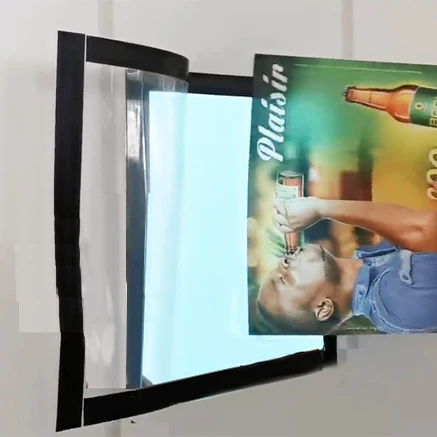 Новый материал, задний свет, реклама, подсветка плаката, панель с магнитной рамкой по низкой цене