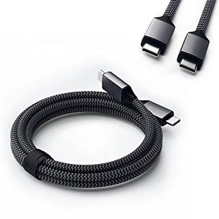USB-C для 100 Вт зарядный кабель передачи данных устройства USB Type-C совместимый с MacBook