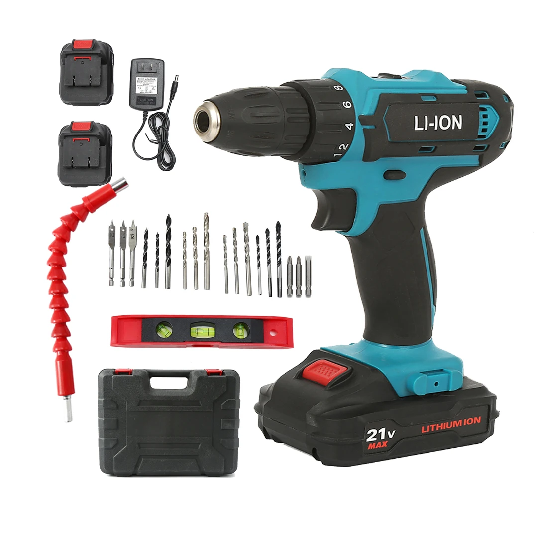 Электрическая Беспроводная литиевая батарея, электроинструменты, комбинированный набор, качественная мини Ударная дрель, отвертка, набор для оптовой продажи