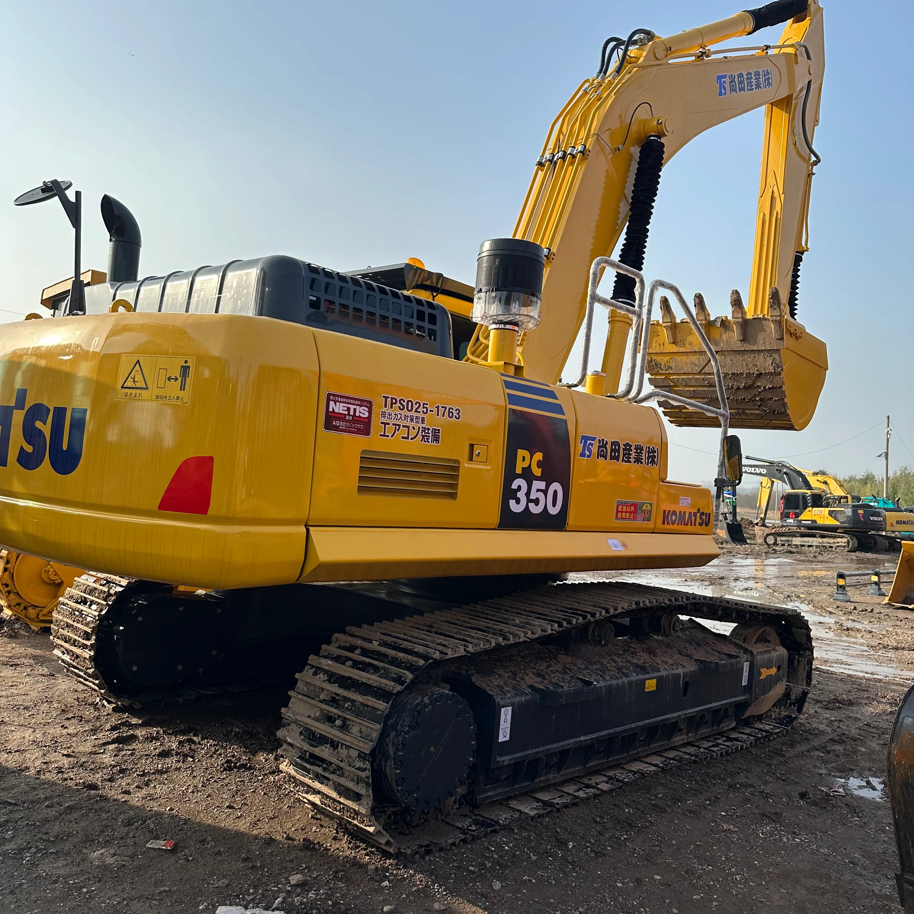 Экскаватор б/у японский Komatsu PC350 по низкой цене с основными компонентами двигателя насос коробка передач