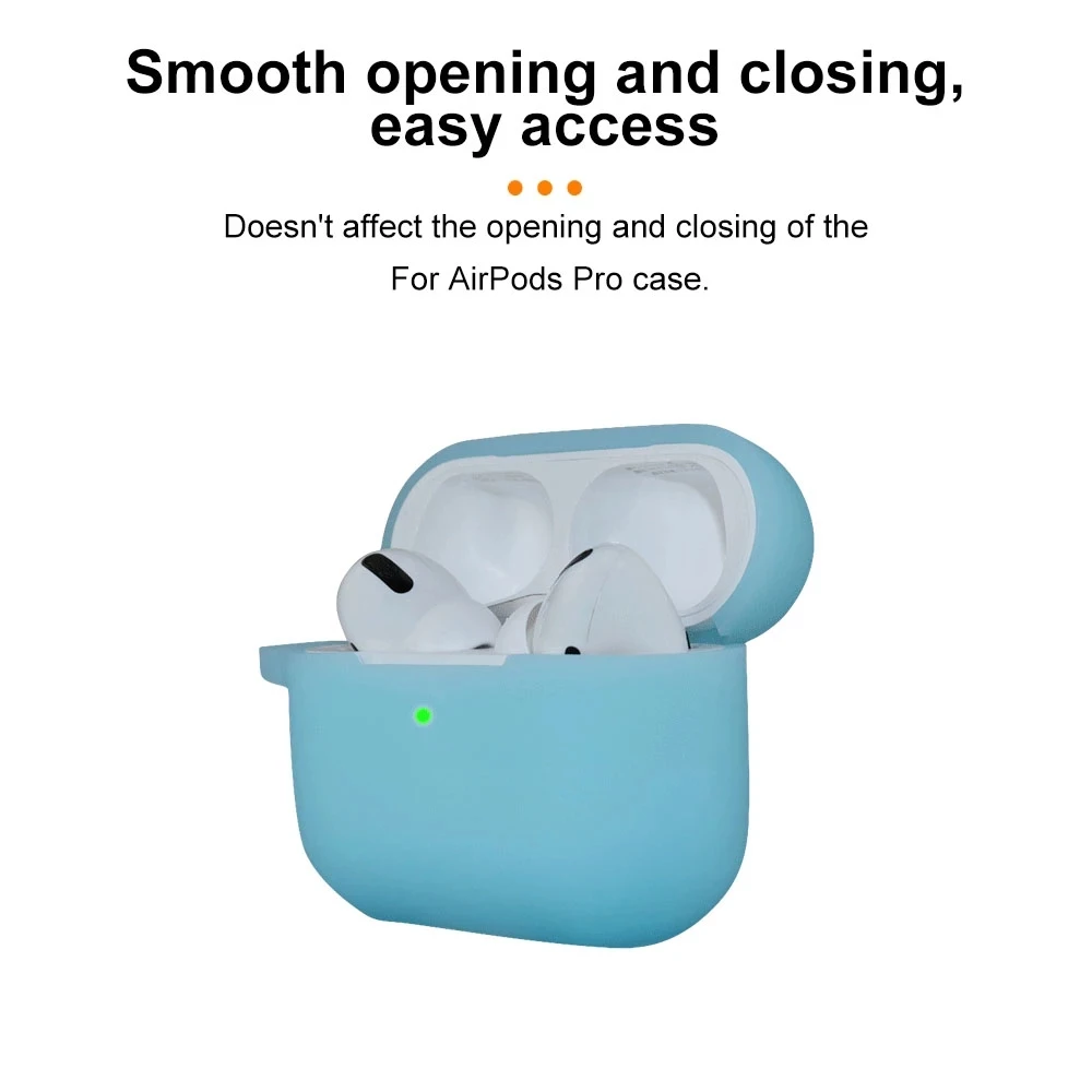 Fluorescent Earphone Cases For  Airpods Pro Luminous Shockproof Cover for Air Pods Protector Case