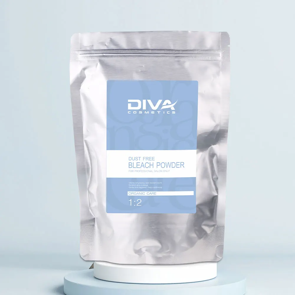 Отбеливающая отбеливающая пудра для волос без пыли Diva 500 мл