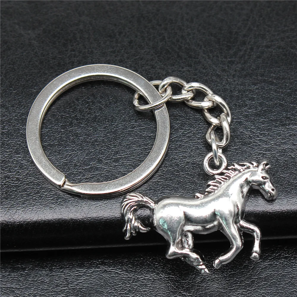 Blank logo animal shape Keyring metal horse to success offwhite keychain