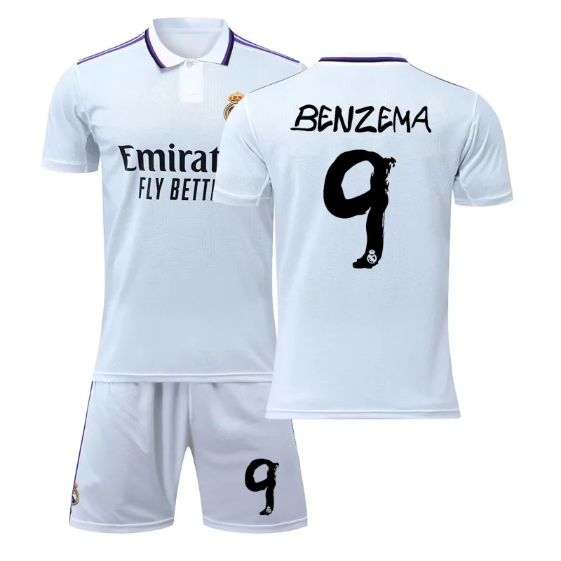 New Football Jersey No. 7 No. 9 No. 20 Custom Sweat Suit Tracksuit for Men Gym Training Wear