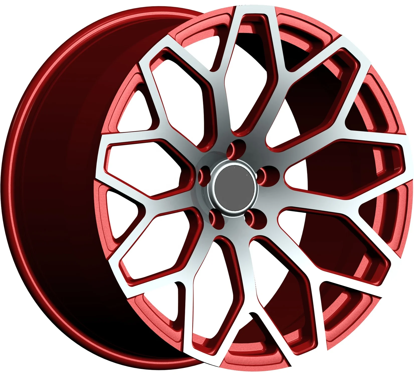 customized colorful forged 1 piece alloy wheels golden yellow color rims 18 19 20 21 22 inch for Benz in stock