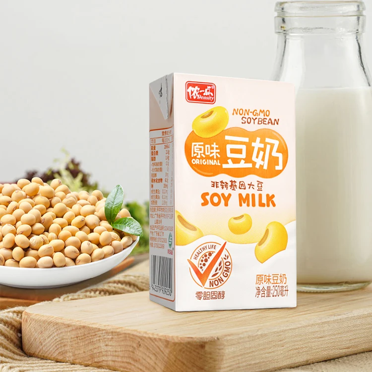 LISHI Wholesale Good Tasty Non-GMO Milk Soy Rich Protein Adult Children 250ML 144 Per Carton Original Soy Milk Drinks