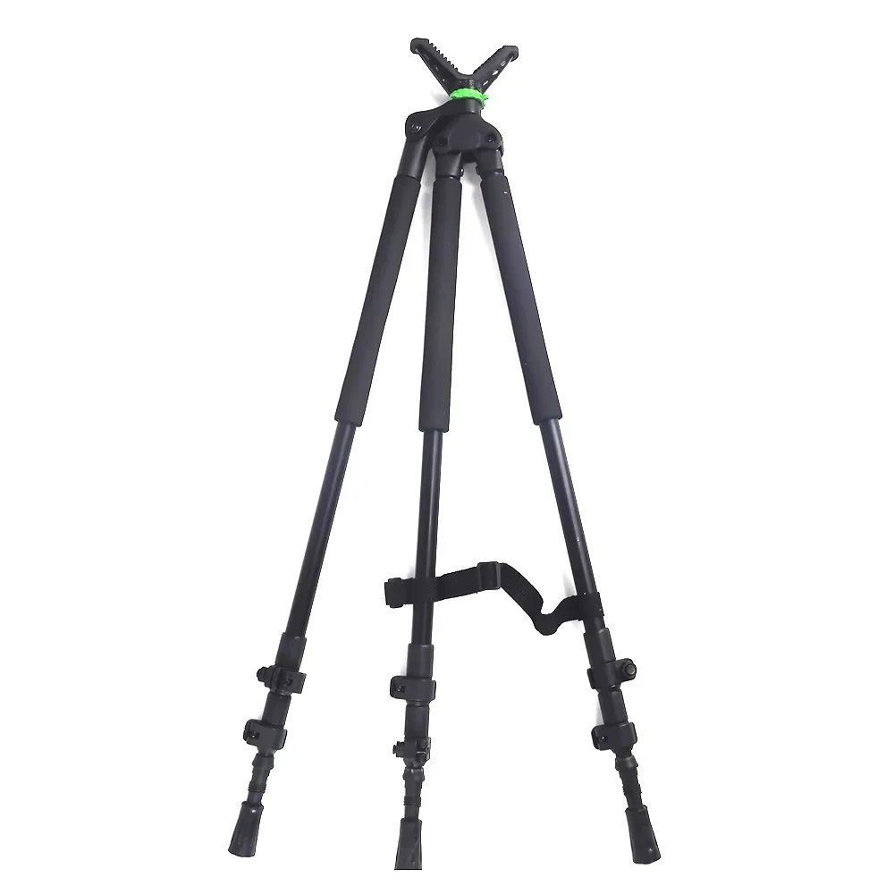 Black Hot Selling Shooting Stick Hunting 3 in 1 Tripods Detachable Adjustable Telescopic Hunting Stick