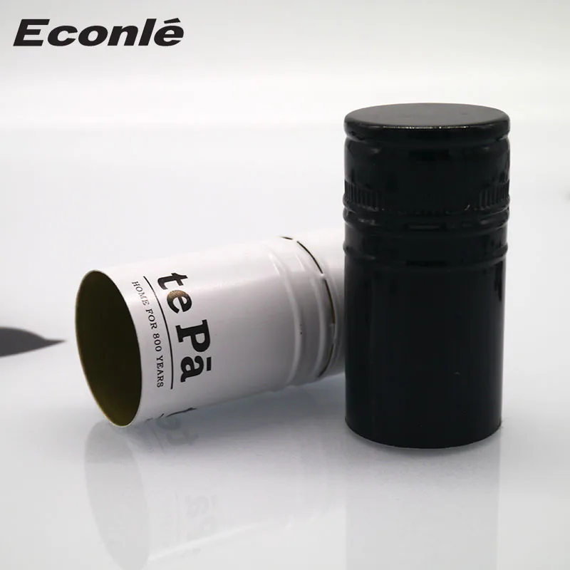 Wine glass bottle used screw cap 28 mm 30 mm 31.5 mm  ropp metal aluminum cap  closures pilfer proof lid metal ropp screws caps