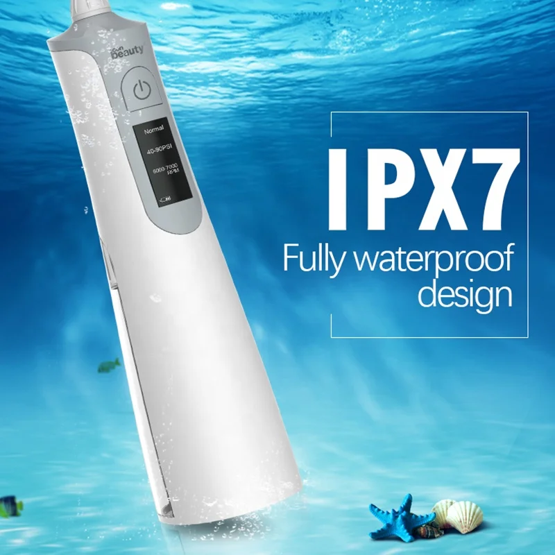 2019 Новое поступление гигиена полости рта портативный Аккумуляторный IPX7 водяной Флоссер 145 мл резервуар для воды Уход за зубами