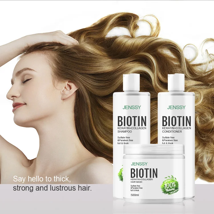 Biotin shampoo private label natural organic shampoo sulfate free Argan oil biotin aloe hair growth mask shampoo and conditioner