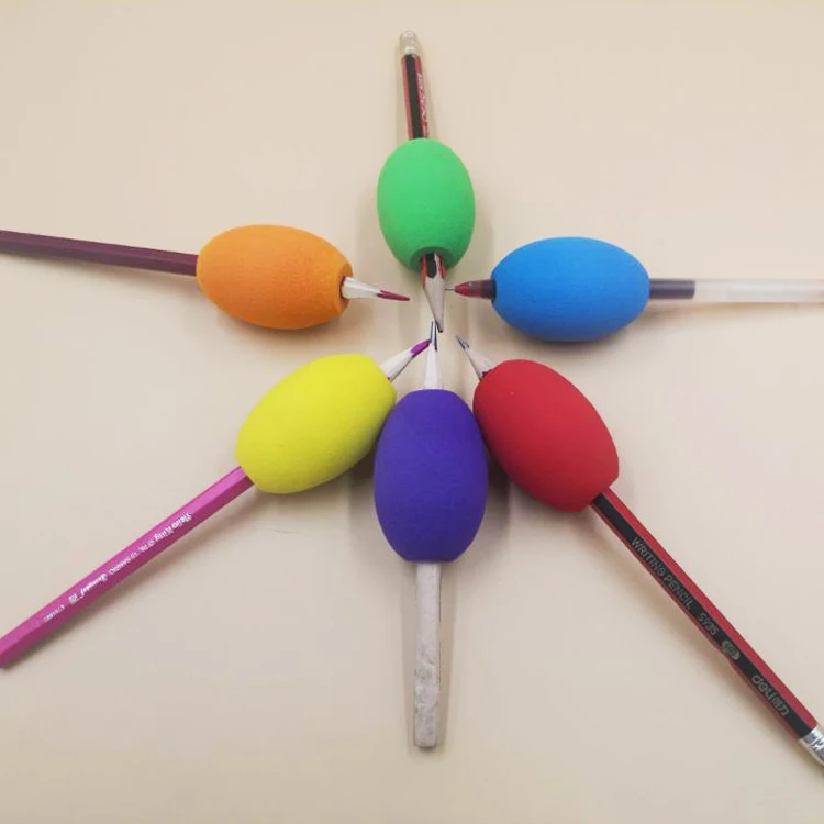 
New Pen Holder Student Writing Posture Correcting Foam Silicone Rubber Pencil Grips 