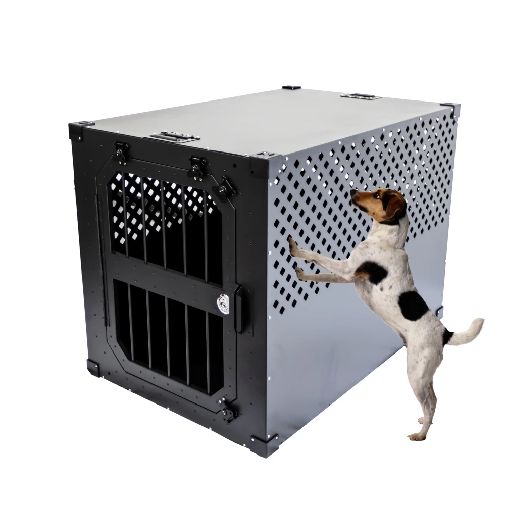 Hot Selling Waterproof Animal Pet Cage Aluminum Kennel Modular Dog Car Cage