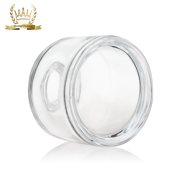 Decorative 200ml Aromatherapy Bottle Reed Diffuser Car Room Diffuser Glass Bottle with Cap Round Shaped Clear Glass Screw Cap