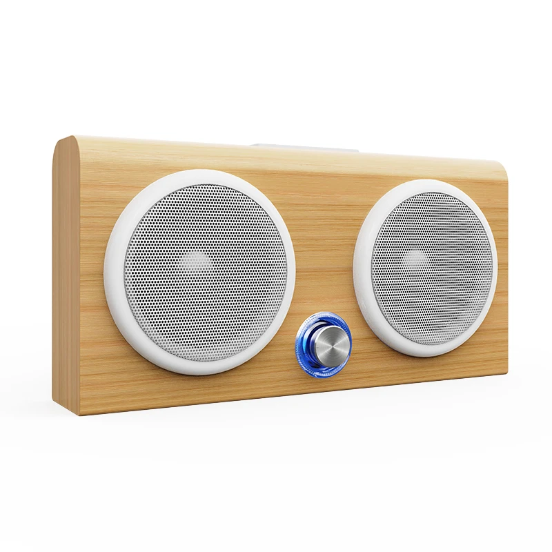 Популярное двойное 4 дюйма супер Bass беспроводной связи Bluetooth портативный открытый вечерние спикер мультимедиа Usb Aux Fm радио динамик для ноутбука