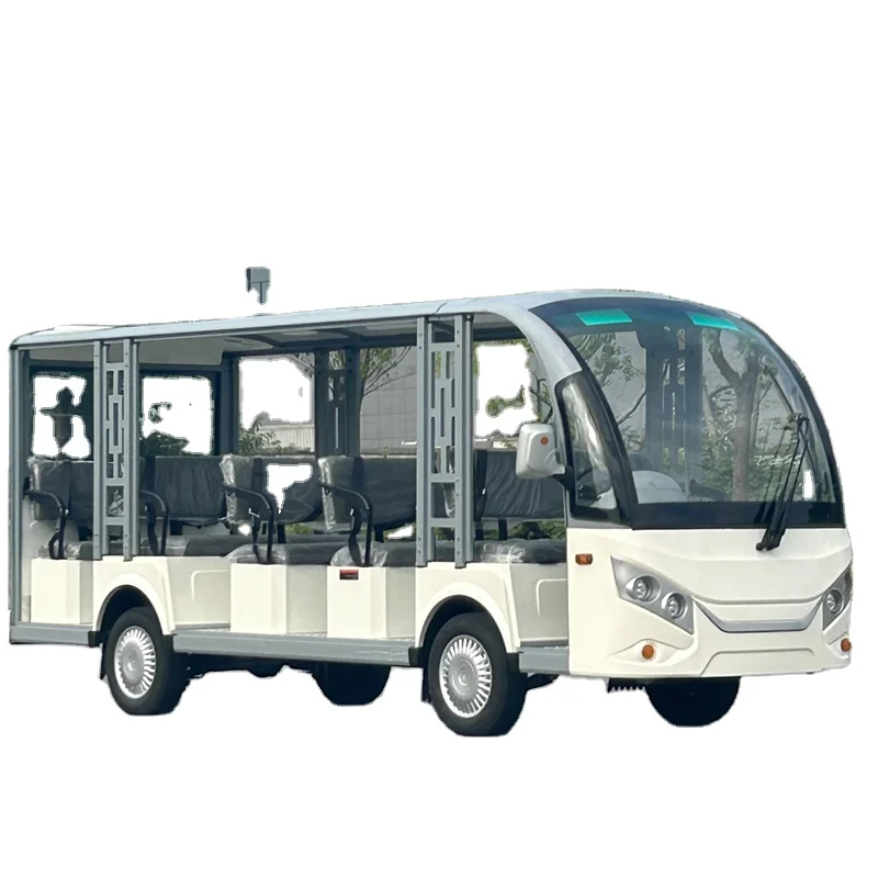 SC14O type 14-passenger open sightseeing car five front and rear screen