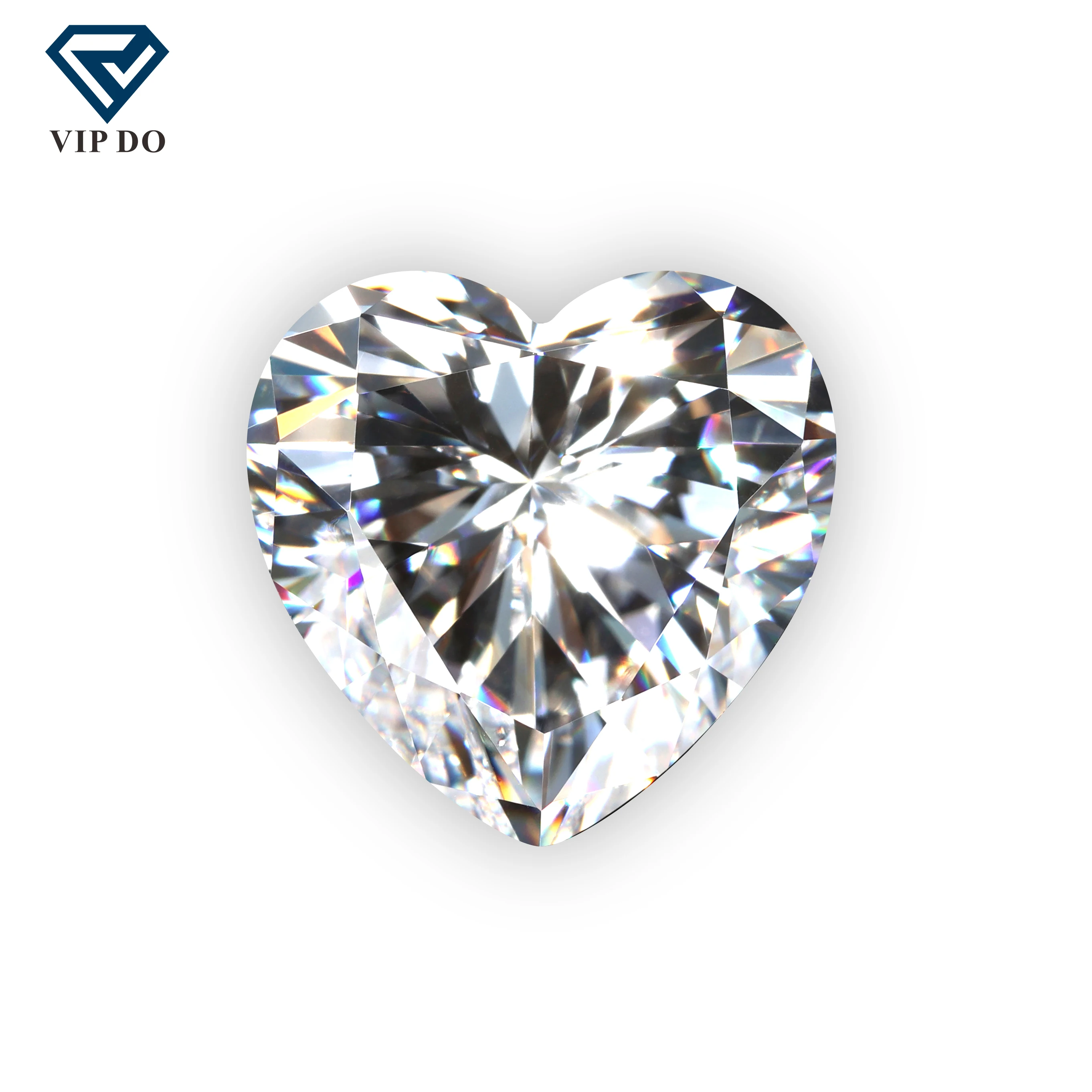 5A качество CZ 3*3 мм-12*12 мм белый бесцветный кубический цирконий в форме сердца драгоценные камни синтетический Цирконий свободные