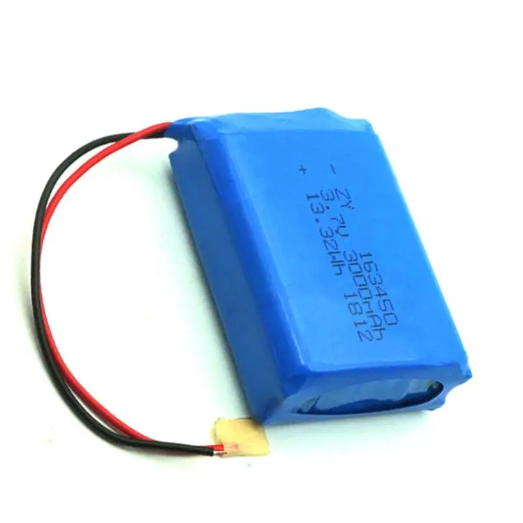 
Manufacturer 163450 803450-2P 3.7V 3000mAh Battery Pack Lipo Prismatic Cells For GPS 