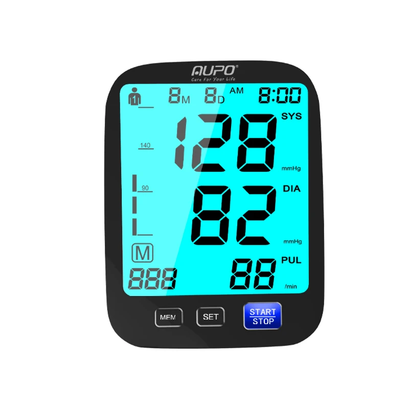 High Quality Smart Upper Arm Electric bp Meter Automatic Tensiometro Aneroid Sphygmomanometer Digital Blood Pressure Monitor