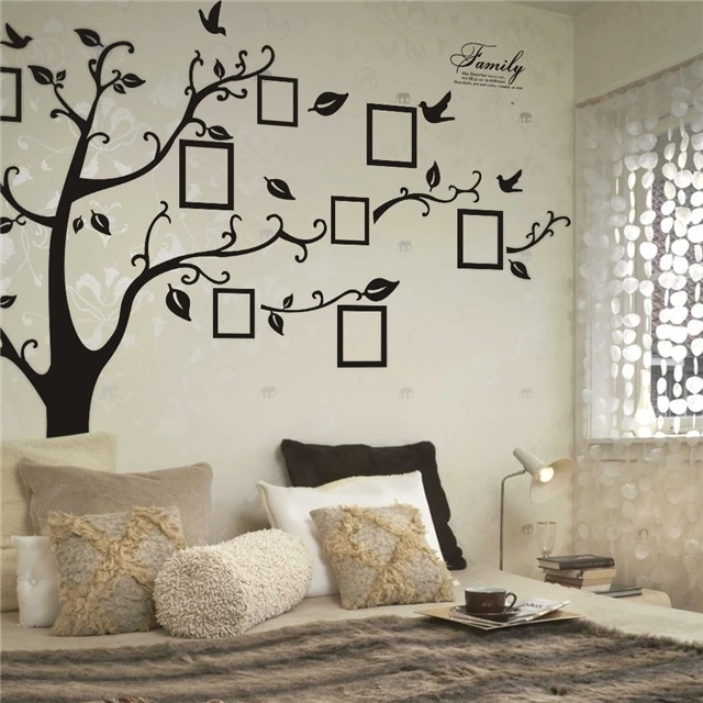 Black and White Minimalist Photo Wall Decoration Literary Mural Home Decor