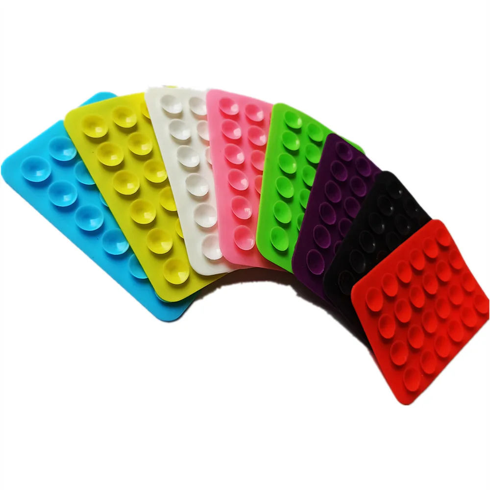 Изготовленный На Заказ Присоска на присоске силиконовый Липкий Противоскользящий коврик для телефона резиновая присоска держатель коврик/Ventosa прокладывания проводки para телефон мовиль