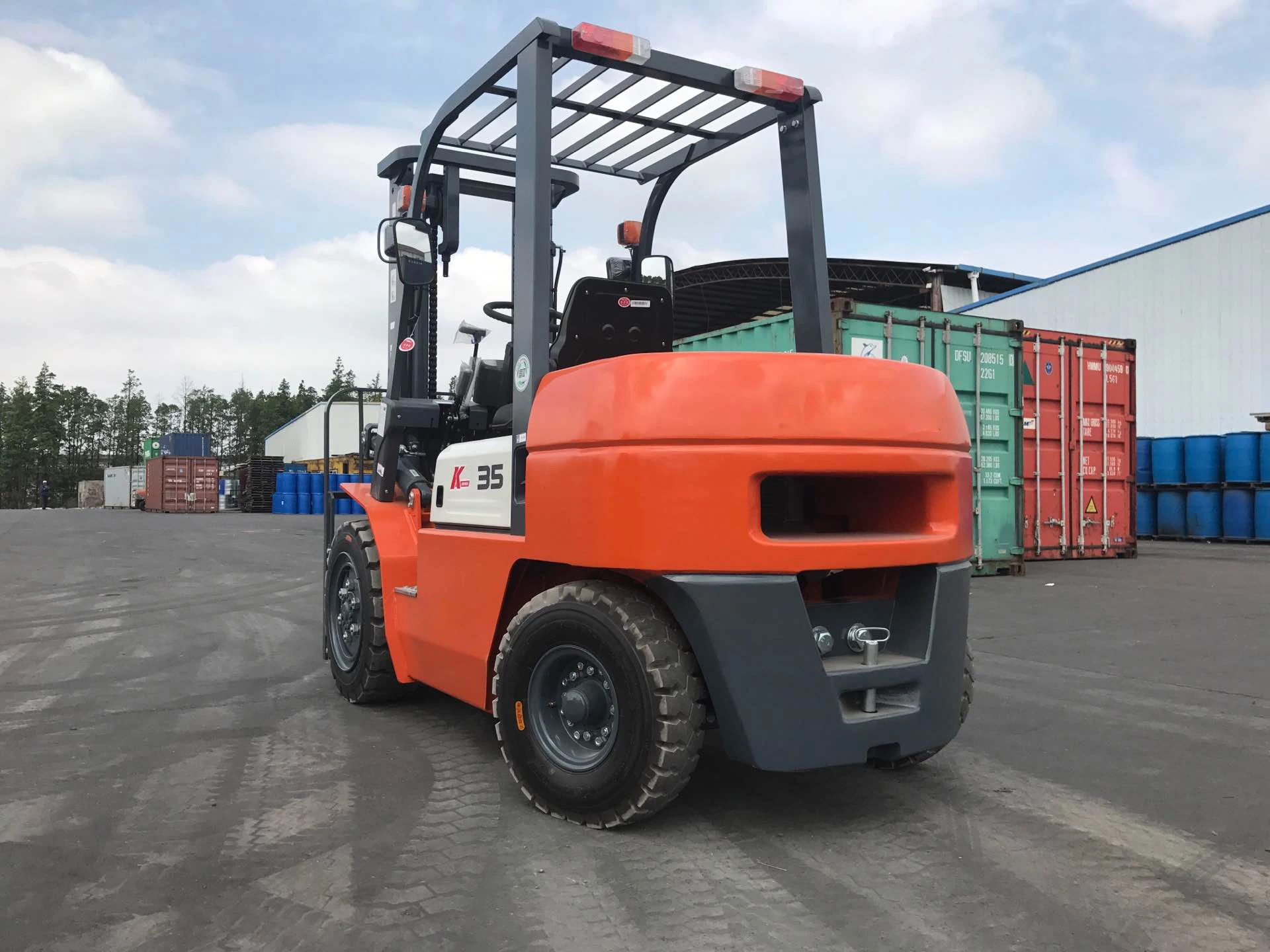 HELI Brand Forklift 3t 3.5T Diesel Forklift CPCD35  With 3-stage Mast and Side Shift for Sale