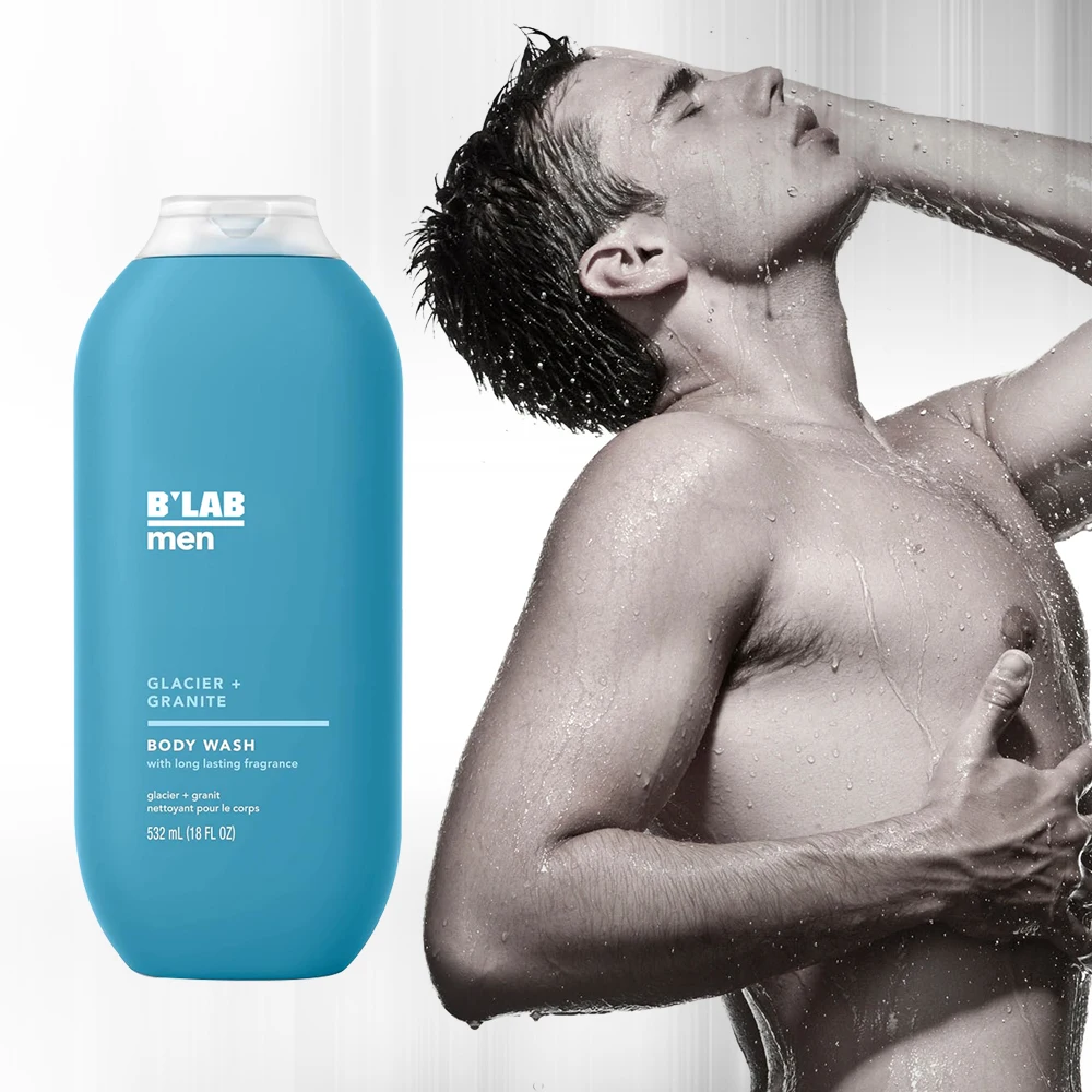 Chinese factory Deep Cleaning Body Wash For Men Salicylic Acid Reduce Acne Breakouts Long Lasting fragrance Men Bath Body Wash