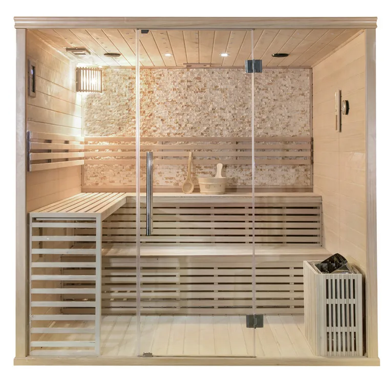 Good price hemlock sauna stove ozone steam sauna room  for sale