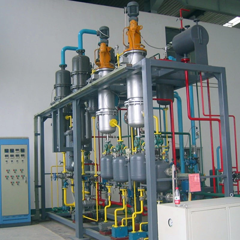 Modular design with platform without installation 5-15Tons/day continuous black oil refinery