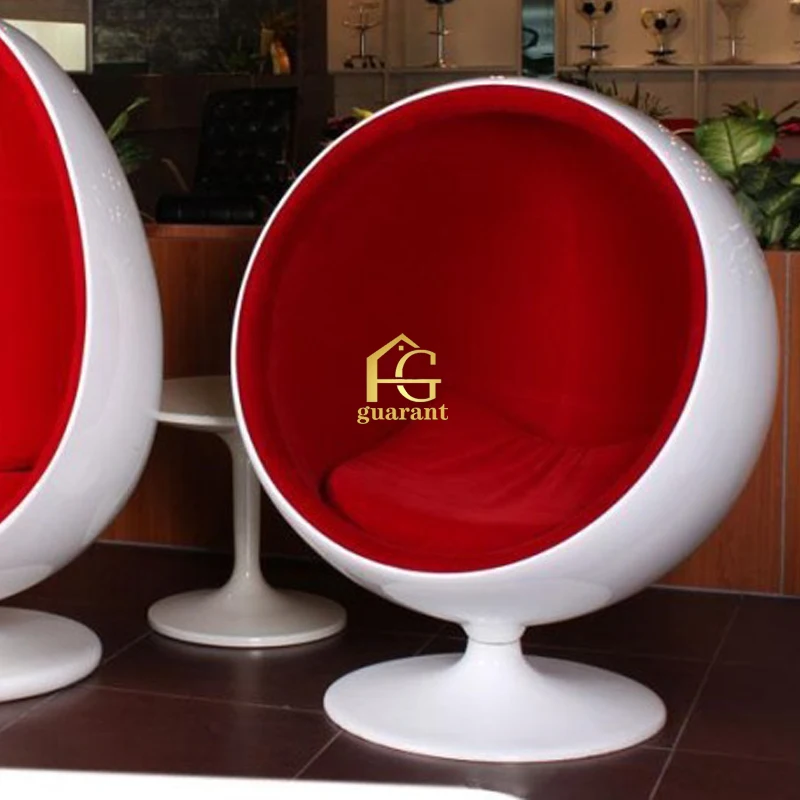 stereo pod Alpha shell modern furniture swivel leisure lounge fiberglass speaker chairs