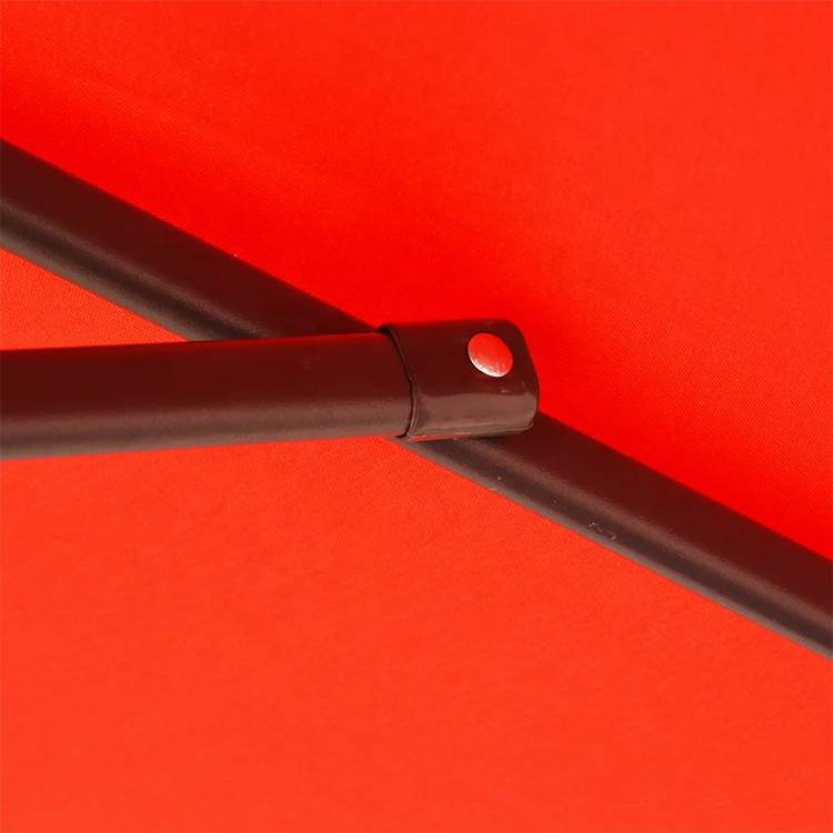 
Outdoor Umbrella Waterproof Garden Beach Restaurant Single roof Patio Sun Parasol Iron Umbrella 