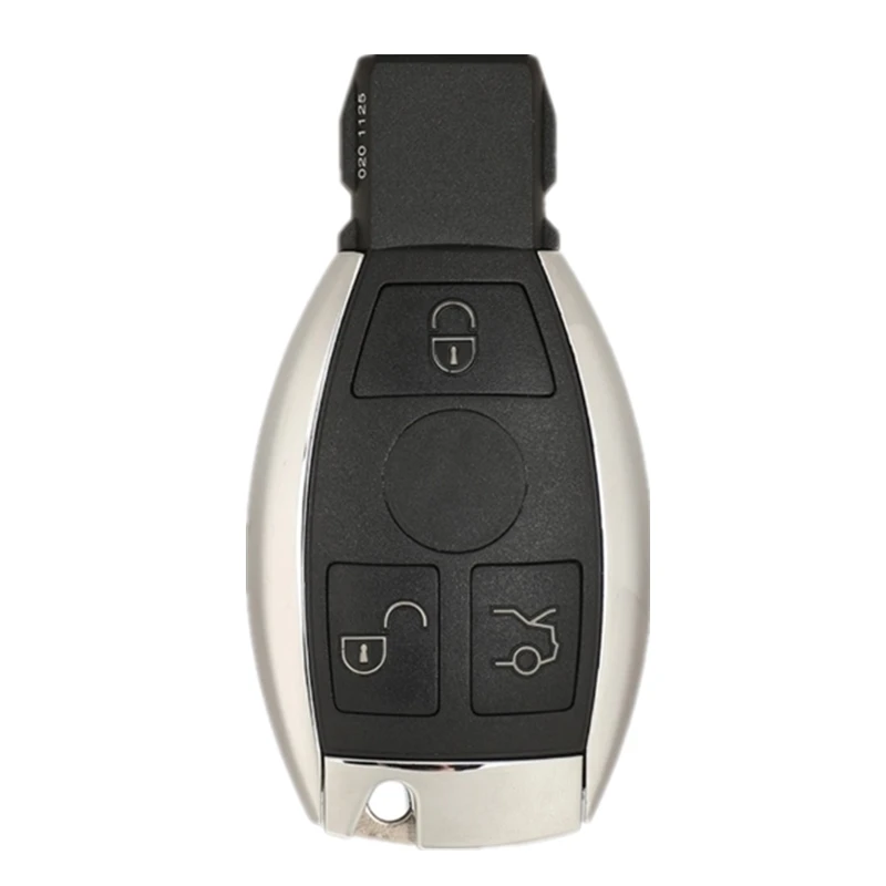 A2AUTOKEYS For Mercedes-Benz NEC Dual Battery Replacement Remote Car Key 3 Buttons 433 MHZ Car Remote Smart Auto Key