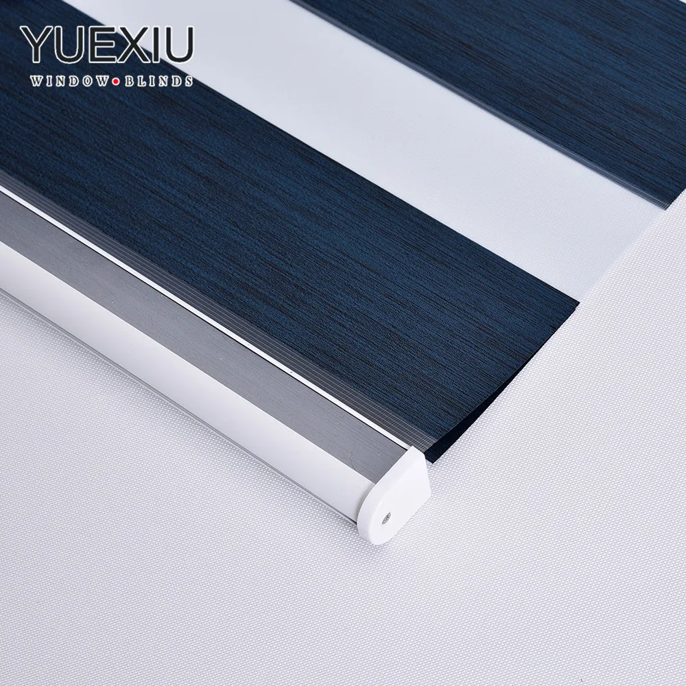 Заводская поставка безопасные беспроводные современные светофильтрующие жалюзи зебры для окон