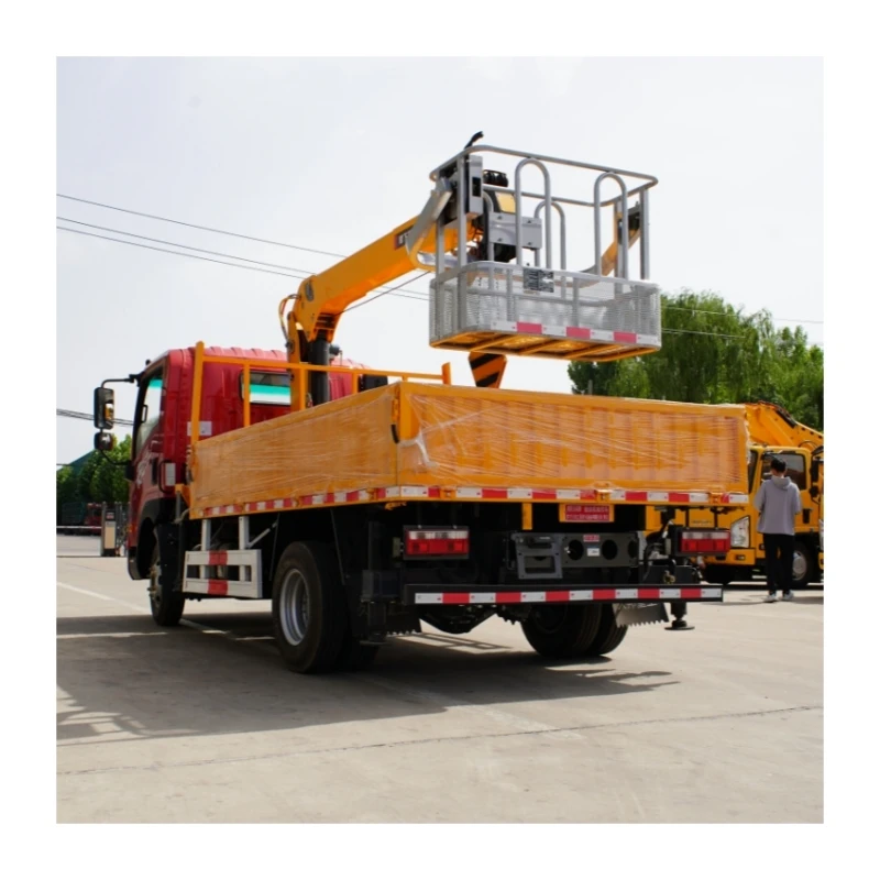 Factory Wholesale 23M Aerial Work Platform Electric New Bucket Type Car Crane Boom Aerial Work Vehicle