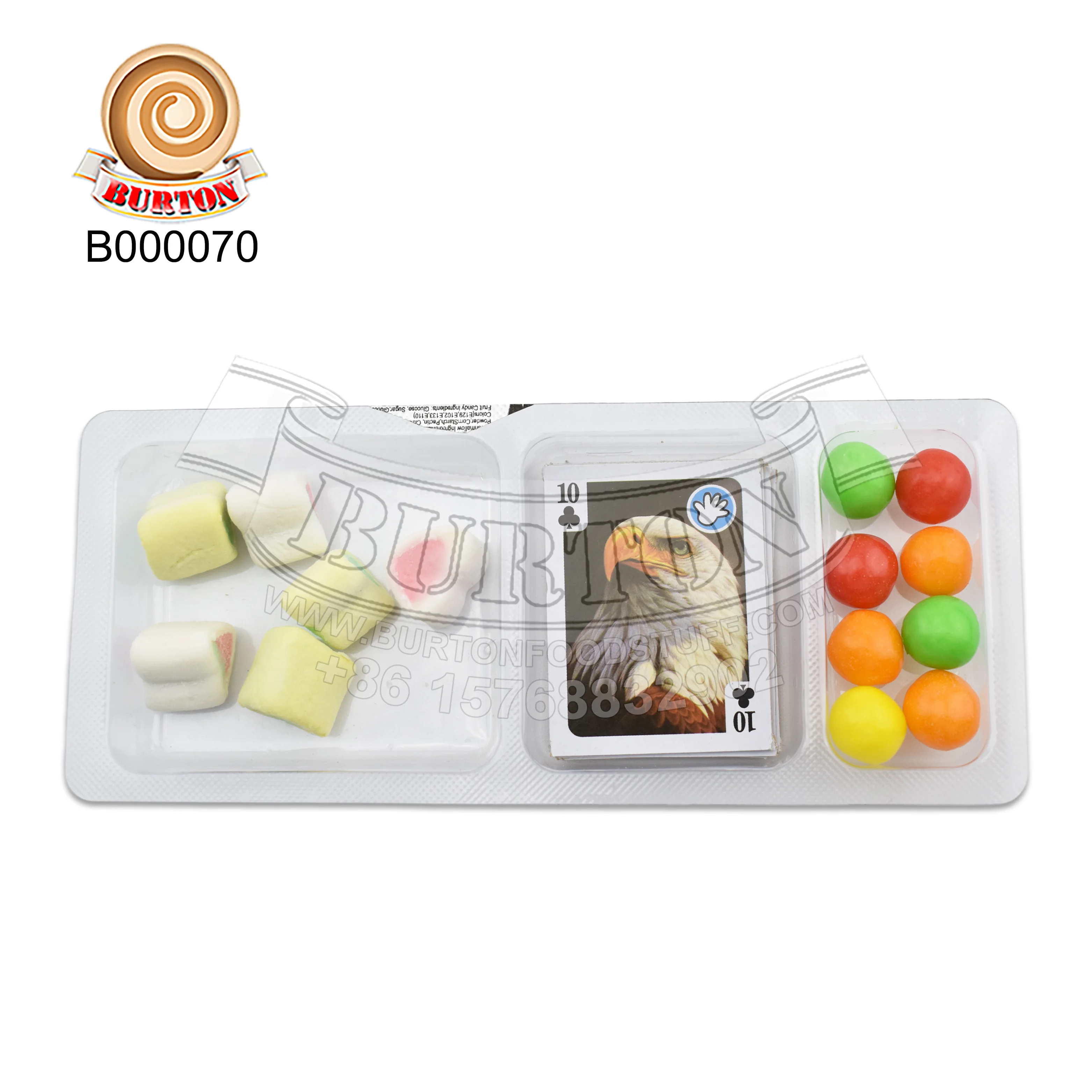 Хит продаж Халяльные сладкие конфеты и зефир с игрушечными картами