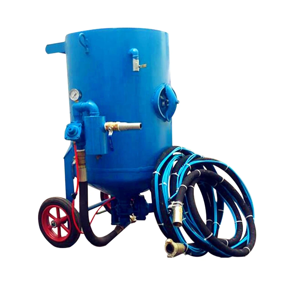 Automatic Dry Sand Blasting Machine Portable Abrasive Sand Blaster with Sand Blasting Gun