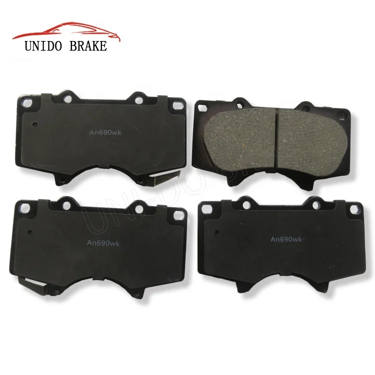 Wholesale Ceramic  Brake Pads AN-690WK Apply For TOYOTA PRADO  With Rubberized Anti-Noise Shim