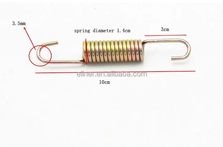 Motorcycle Stand Side Tension Spring Footrest Bolt Nut Self Locking Parts Governor Rod Set Carburetor Fit Lawn Mower Garden Tool
