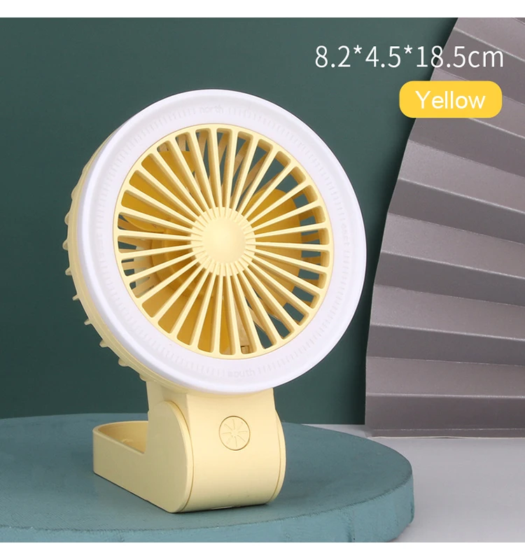
Unique design fan with LED air cooler fan 270 degree angle adjustable table fan 
