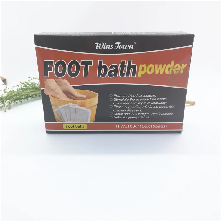 10 пак./кор. Китайский травяной платырь против мокса ванночка для ног порошок спа