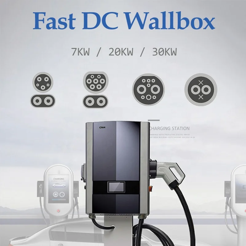 Charging Station Fast ID4 Charger Level 3 Wallbox EVSE 7 15 20 Kwh Mode 4 30 DC 100A 50A 60A 33A 25A 20A for VW ID6 Charger DC