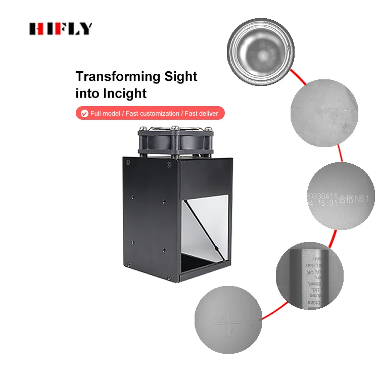 Highlight LED Hole Backlight 150mm Customizable Panel Machine Vision Light