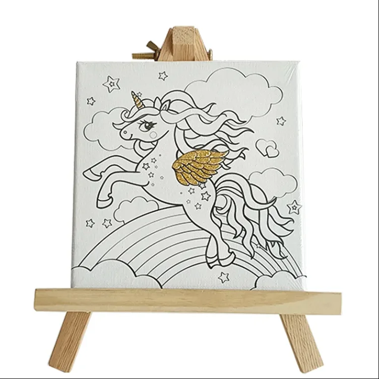 Wholesale Pre Painted Canvas Kids DIY Paint Education & Office Supplies