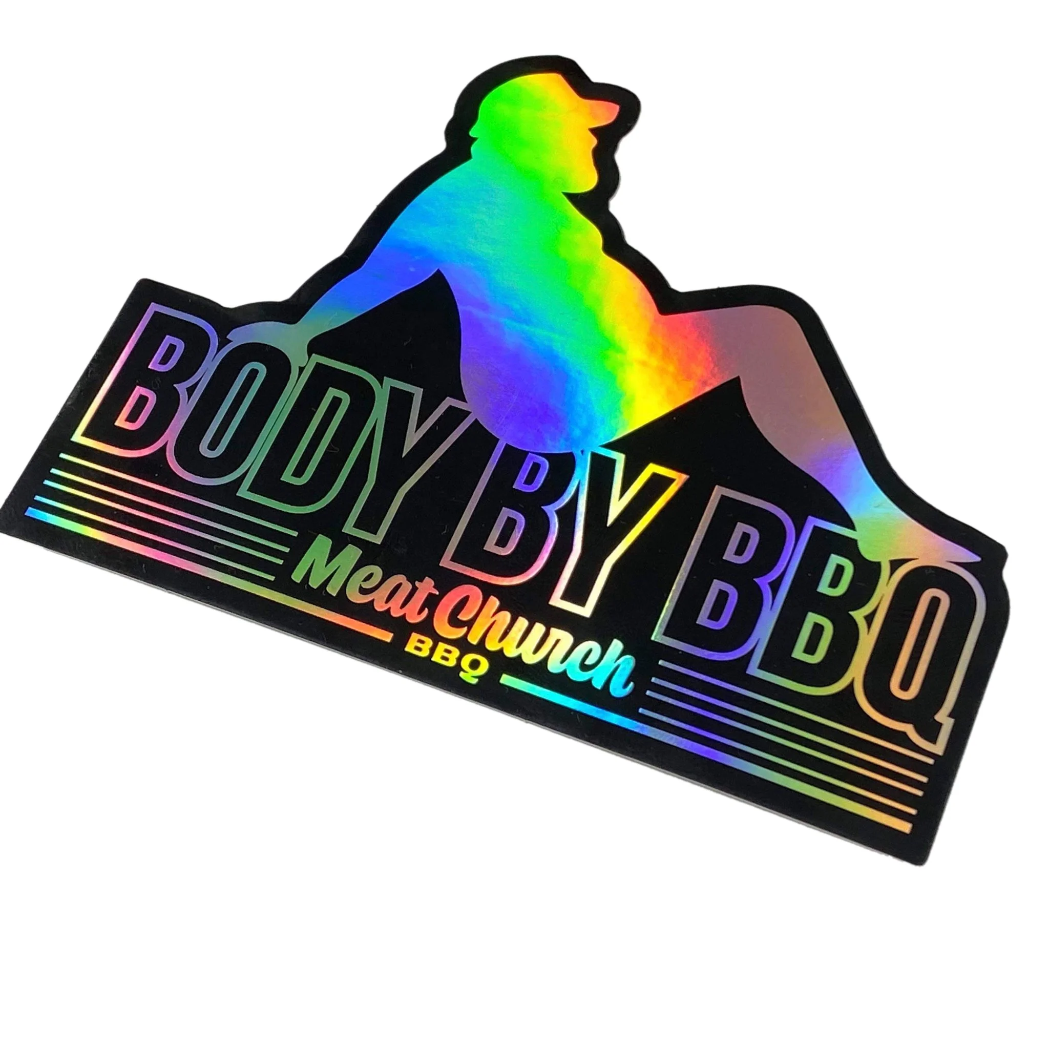Customized waterproof vinyl Flash die-cutting animation vinyl sticker holographic sticker