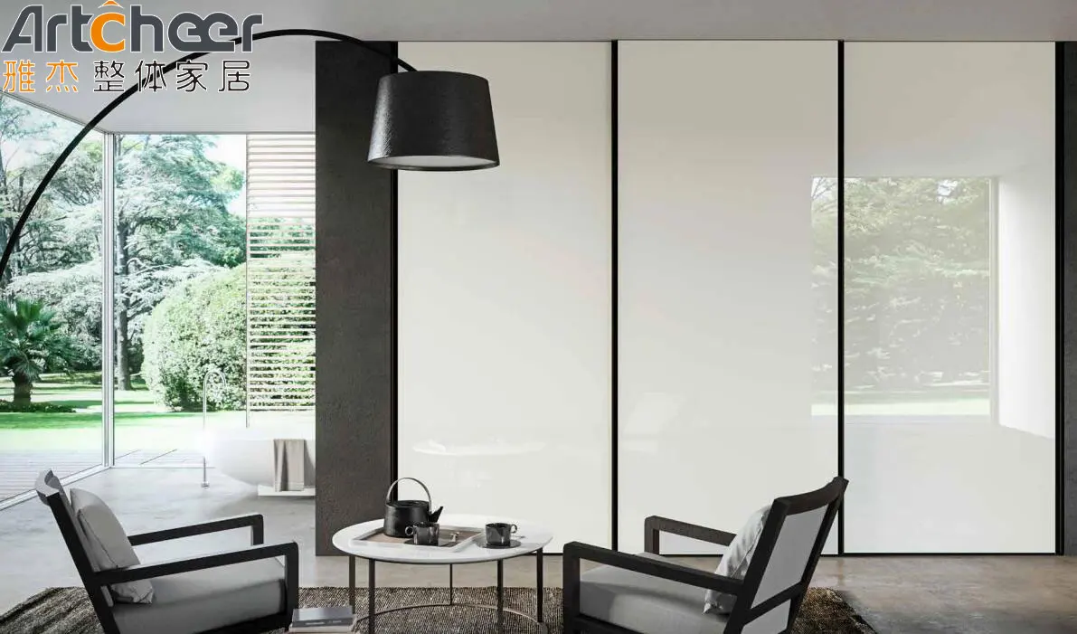 Artcheer 4 Door Clothes Cabinet Sliding Modern Wardrobe With Manufacturer Price