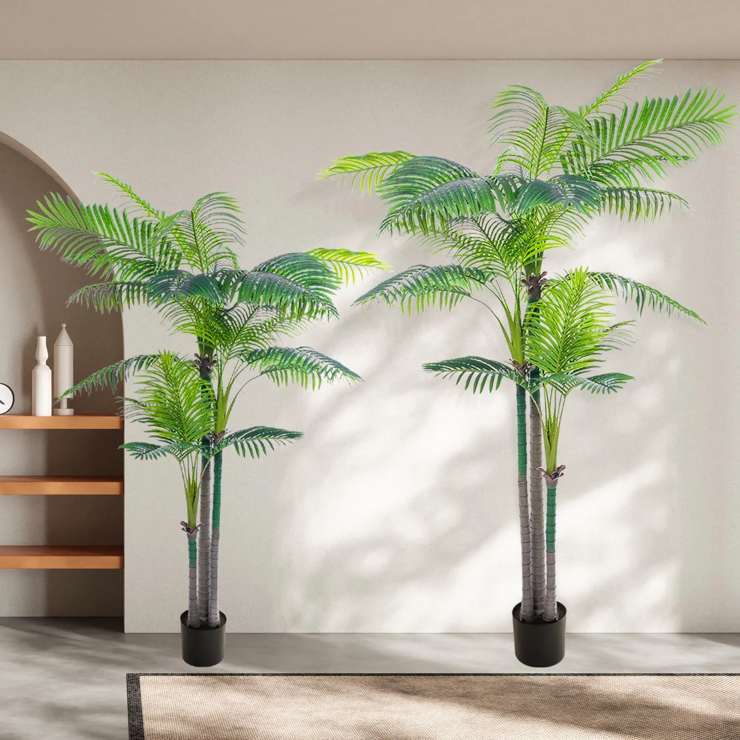Nearly Natural Indoor Big Artificial Potted Tree Outdoor Green Golden Bamboo Plants Decoration For Living Room Manufacturers