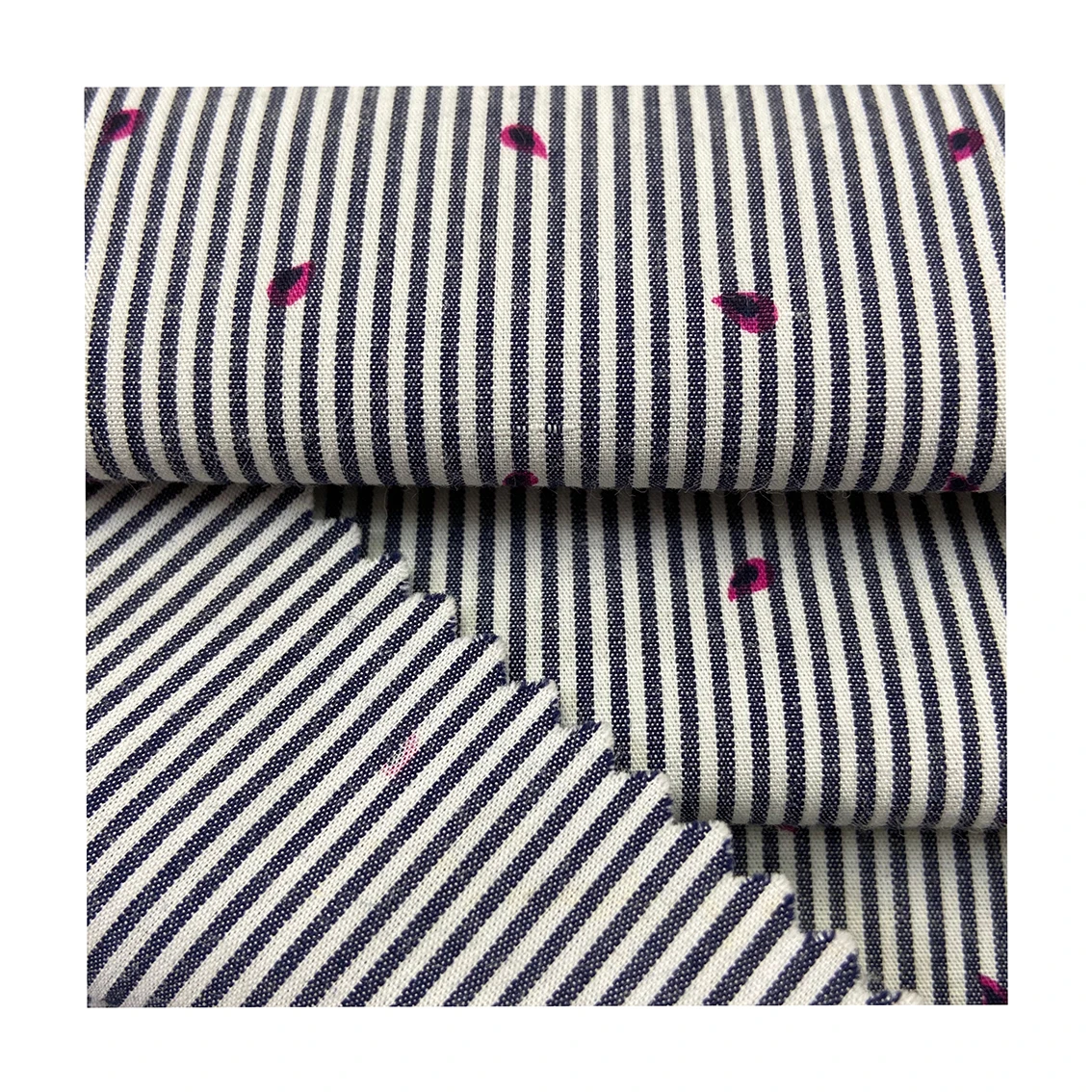 Hot Sale Top Quality 100% Pure Cotton Printed Yarn Dyed Stripe Soft Finish Shirt Fabric