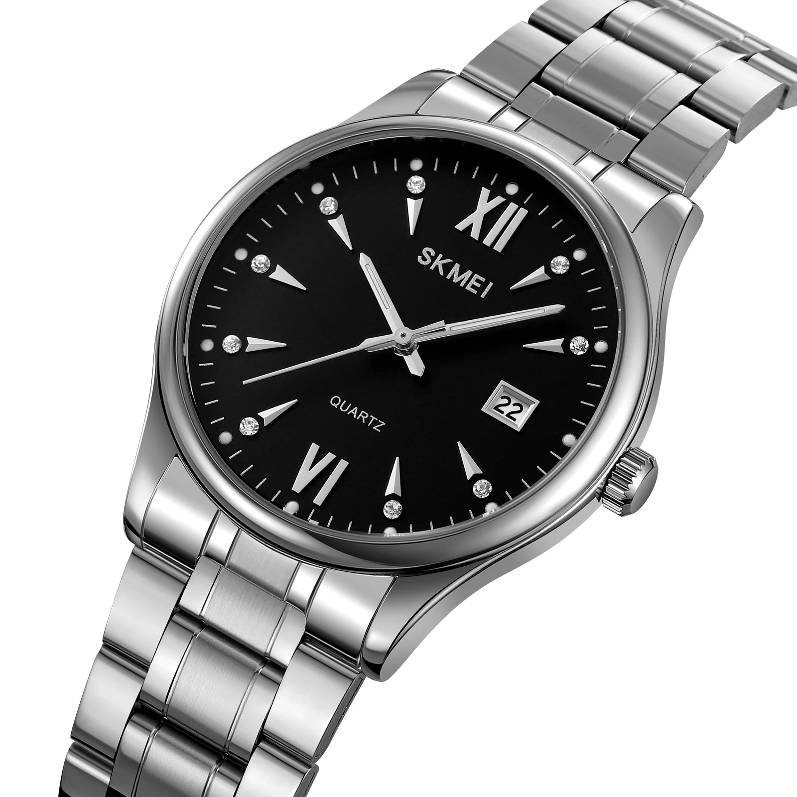 SKMEI 2158 latest gold design quartz watch classic men business watch waterproof date function