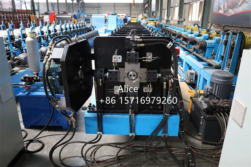 Full Automatic Rain water steel downpipe spout roll forming machine downspout making machine