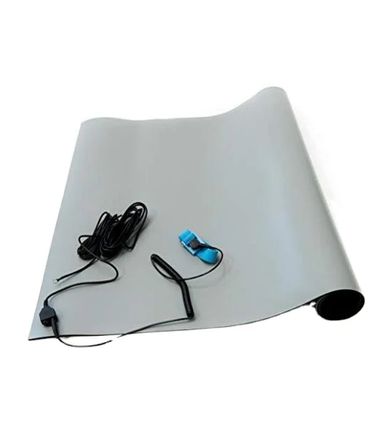 high quality 2mm esd rubber mat antistatic table m 5ft esd mat heat proof workstation mat installation
