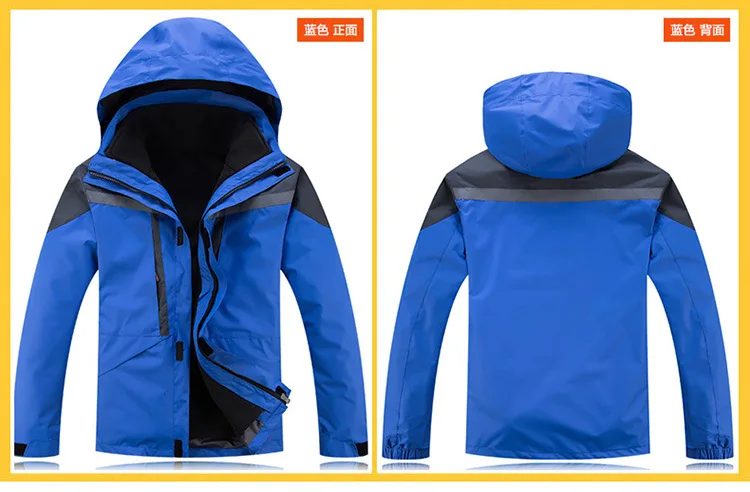 High Quality Male Multi-Pocket Windproof Ski Jacket Outside Parkas Casual Windbreaker Water Repellent Hiking Outfit Snow Coat